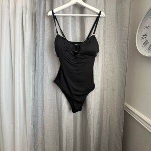 La Vie En Rose Stylish Black One Piece Swimsuit - Never Worn